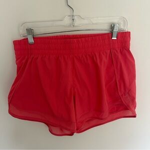 Coral Athleta Shorts